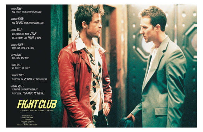 Fight Club Rules [Poster]