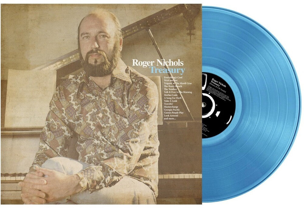 Roger Nichols & The Small Circle of Friends - Roger Nichols Treasury (Demo & CM Tracks) [Clear Sky Blue LP]