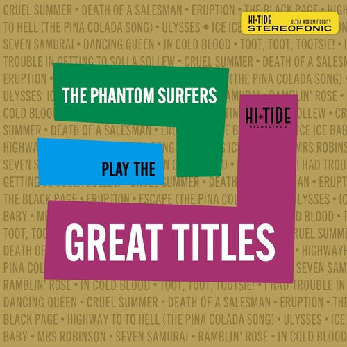 Album cover for The Phantom Surfers - Play The Great Titles [LP Import]