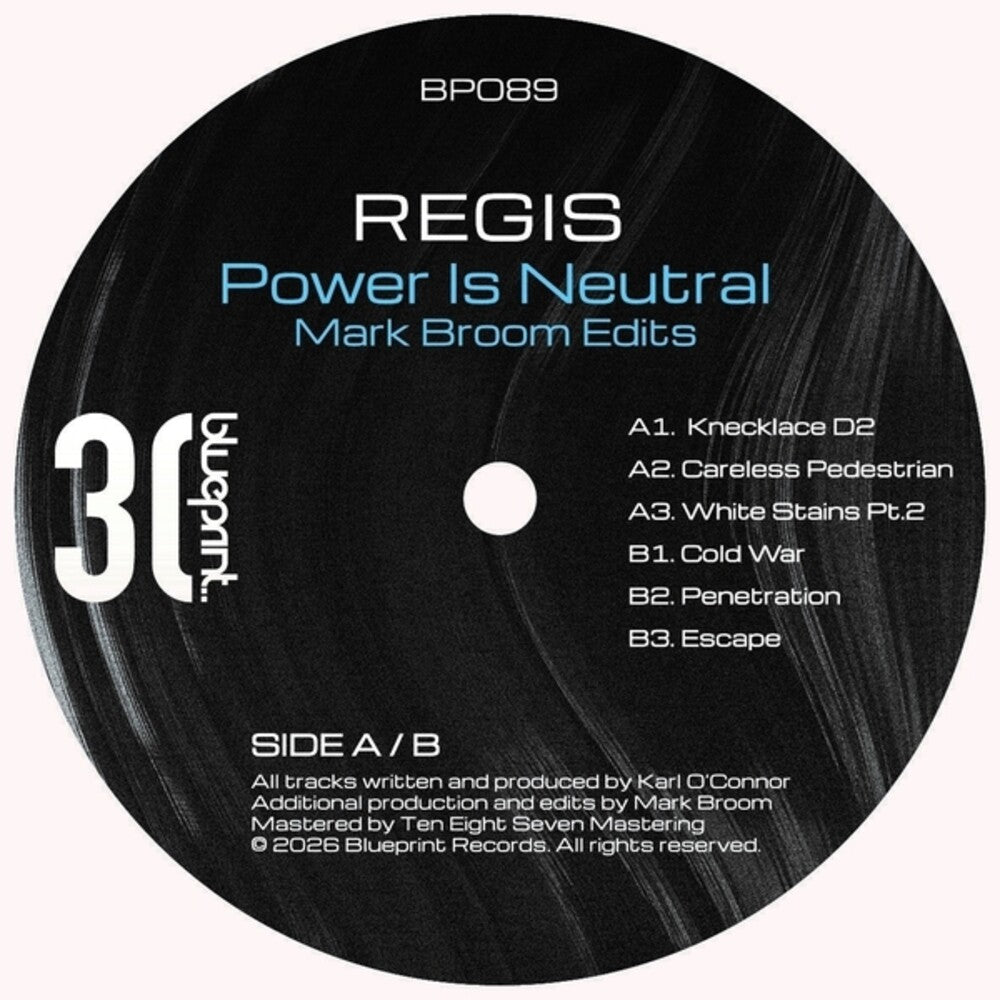 Regis – Power Is Neutral (Mark Broom Edits) cover artwork