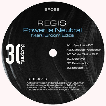 Regis – Power Is Neutral (Mark Broom Edits) cover artwork
