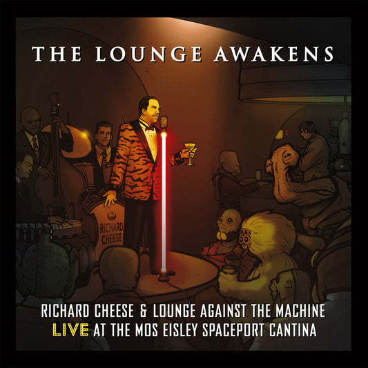 Richard Cheese – The Lounge Awakens album artwork and packaging