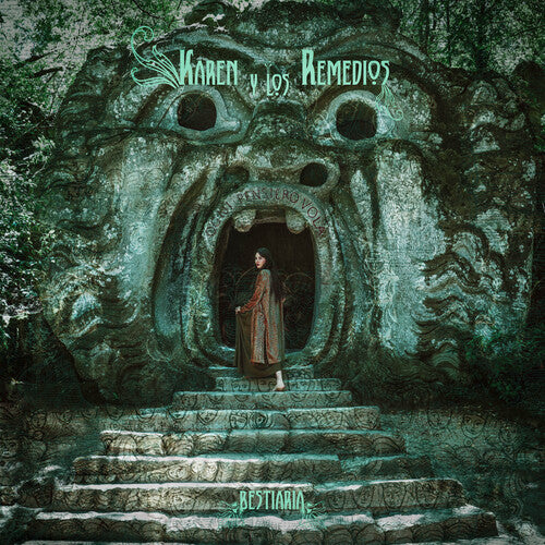 Album cover for Karen y Los Remedios - Bestiaria [LP Iridescent Green Vinyl]