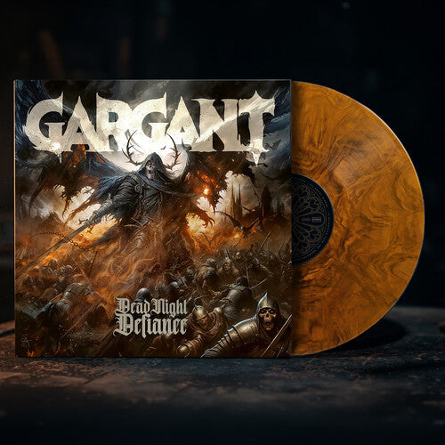 Gargant - Dead Night Defiance [Orange Marble Vinyl] cover artwork