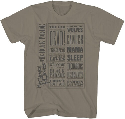 My Chemical Romance - Black Parade official T-shirt design