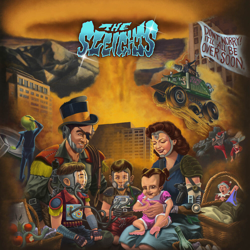 The Sleights – Don't Worry It'll All Be Over Soon [LP] cover artwork