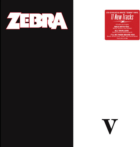 Zebra - V [Black & White Zebra Colored Vinyl] cover art