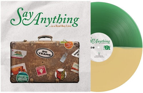 Say Anything - Is A Real Boy (Live) [Half Green/Half Yellow Vinyl] cover art