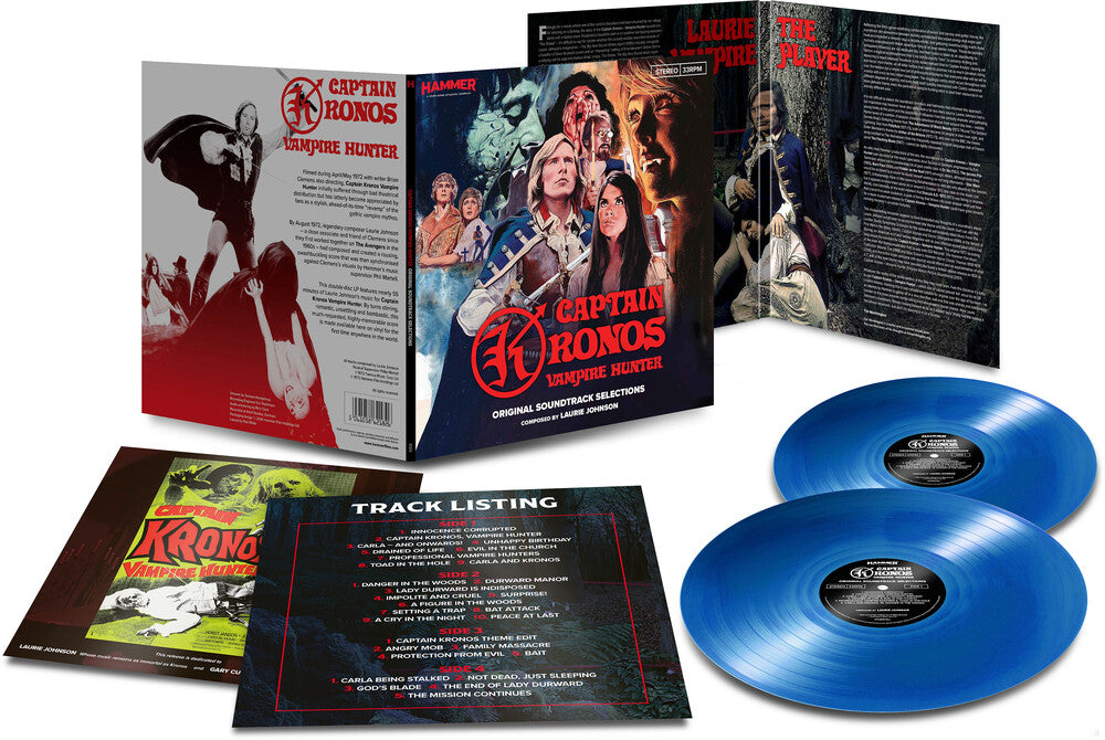 Laurie Johnson - Captain Kronos: Vampire Hunter (Original Soundtrack) [Blue 2LP]