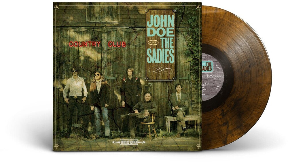 John Doe & The Sadies - Country Club [Indie Exclusive Clear Orange Smoke Vinyl]