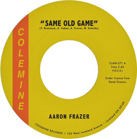 Aaron Frazer - Same Old Game / Let Your Love Grow [7" Opaque Red Vinyl]