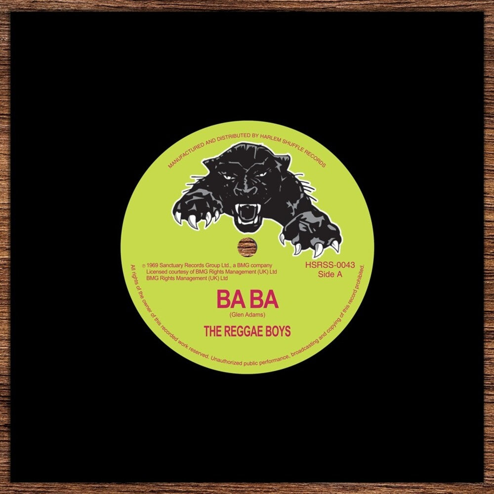 The Reggae Boys & Glen Adams – Ba Ba / Power Cut [7"] cover artwork