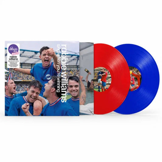 Robbie Williams – Sing When You're Winning [Red & Blue 2LP] cover artwork