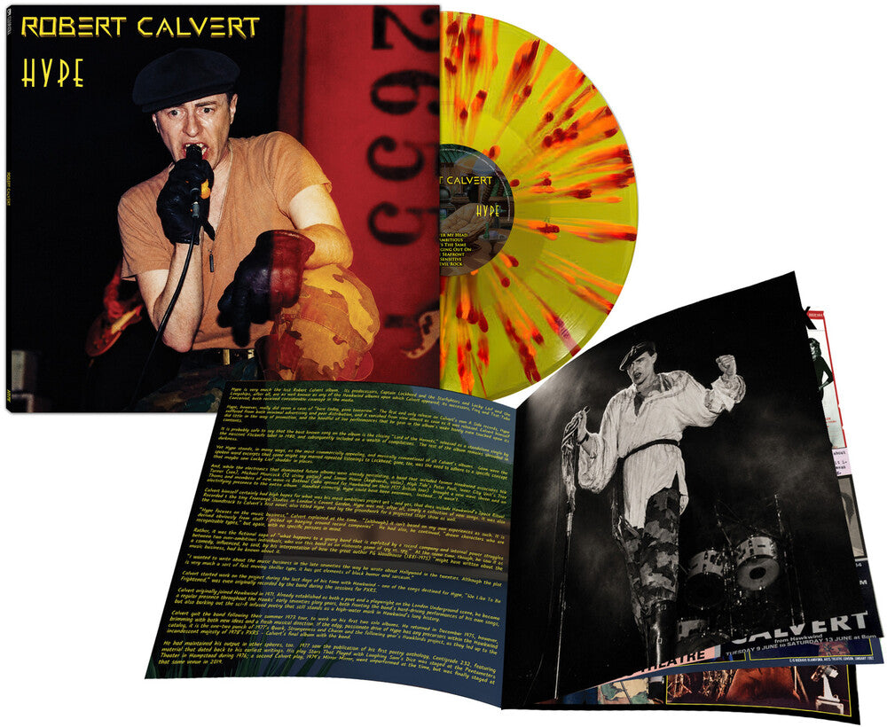 Robert Calvert - Hype [Orange, Red & Yellow Splatter LP]