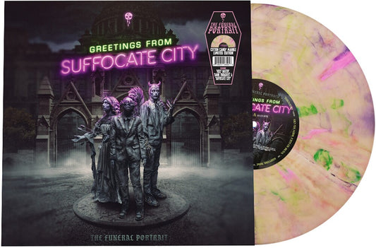 Funeral Portrait – Greetings From Suffocate City [Colored LP] cover artwork