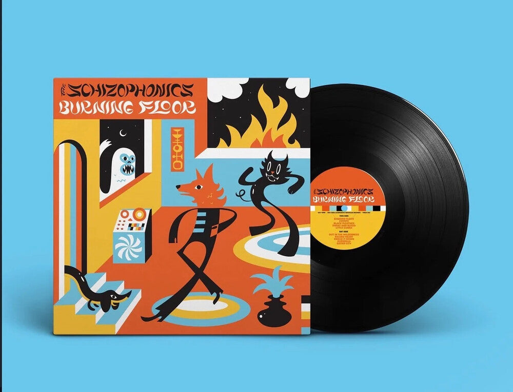 The Schizophonics – Burning Floor [LP] cover artwork