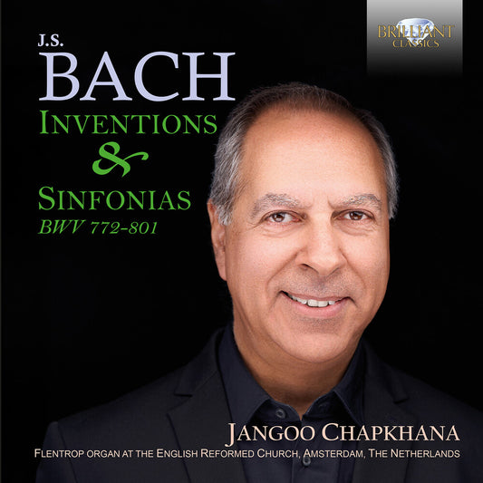 Jangoo Chapkhana – J.S. Bach: Inventions & Sinfonias, BWV 772-801 [CD] cover artwork