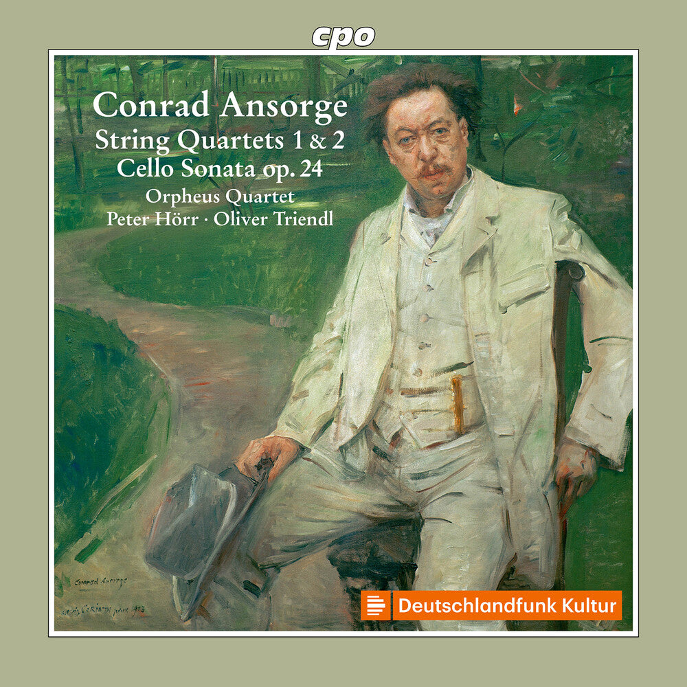 Orpheus String Quartet – Conrad Ansorge: String Quartets 1 & 2, Cello Sonata Op. 24 [CD] cover artwork