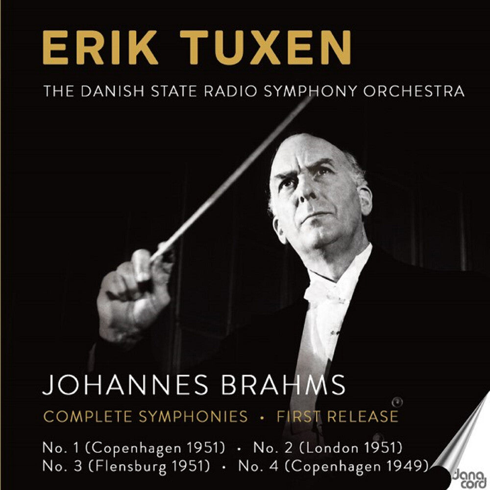 Erik Tuxen & Danish State Radio Symphony Orchestra – Johannes Brahms: Symphonies 1–4 [2CD] cover artwork
