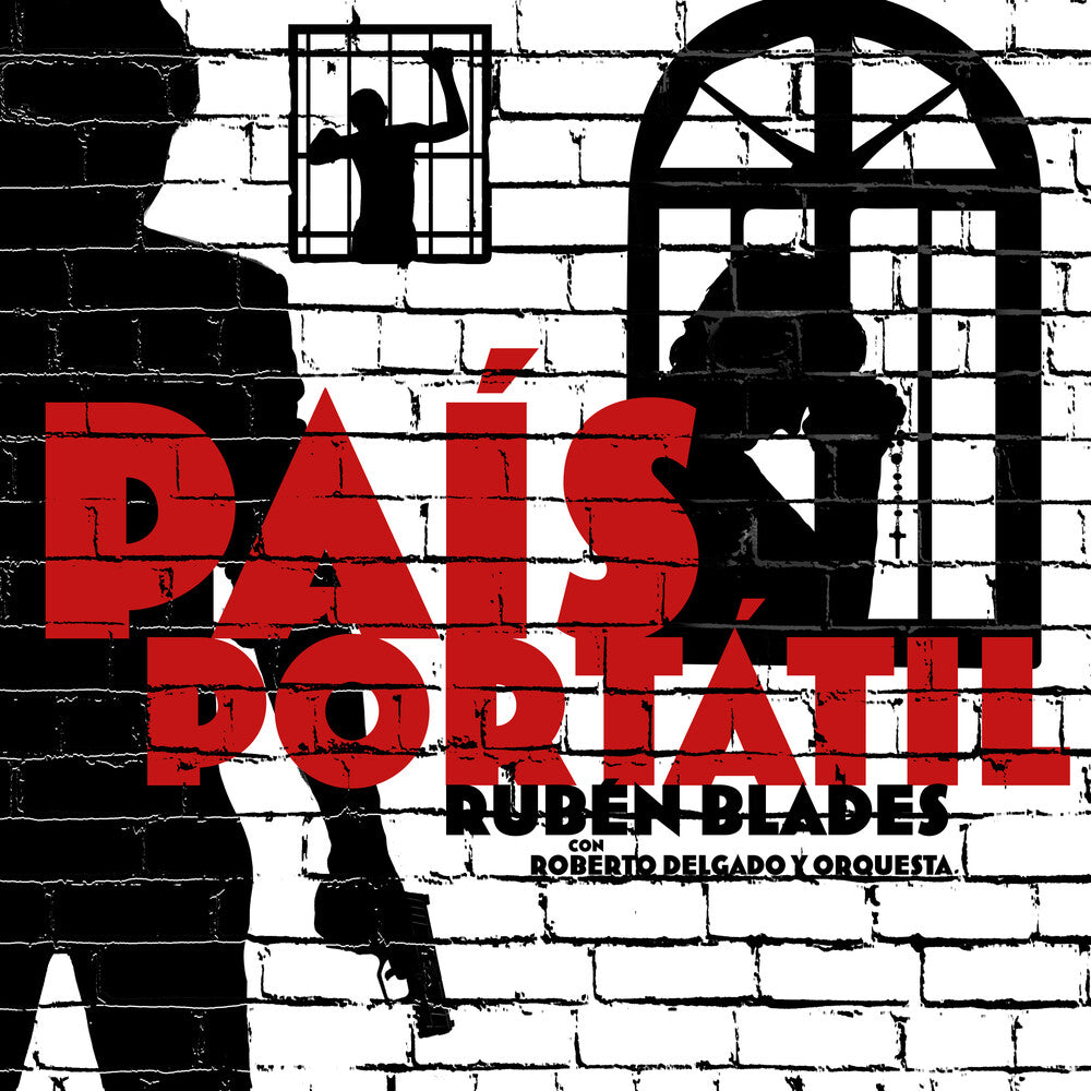 Rubén Blades con Roberto Delgado y Orquesta – País Portátil [Red LP] cover artwork