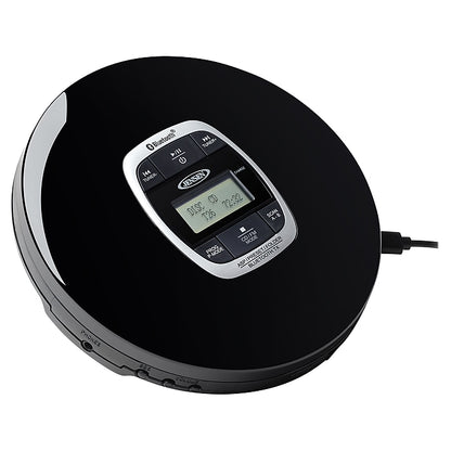 Jensen — CD-60R-BT [Black Bluetooth CD Player] — angled view