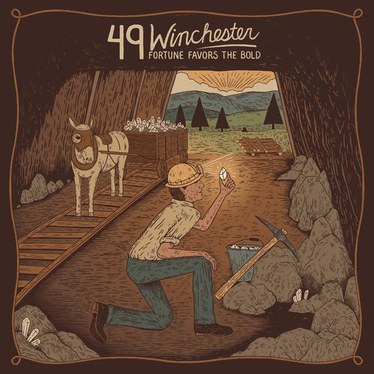 49 Winchester - Fortune Favors The Bold (Red, Marigold, And Green Splatter Vinyl) [Vinyl]