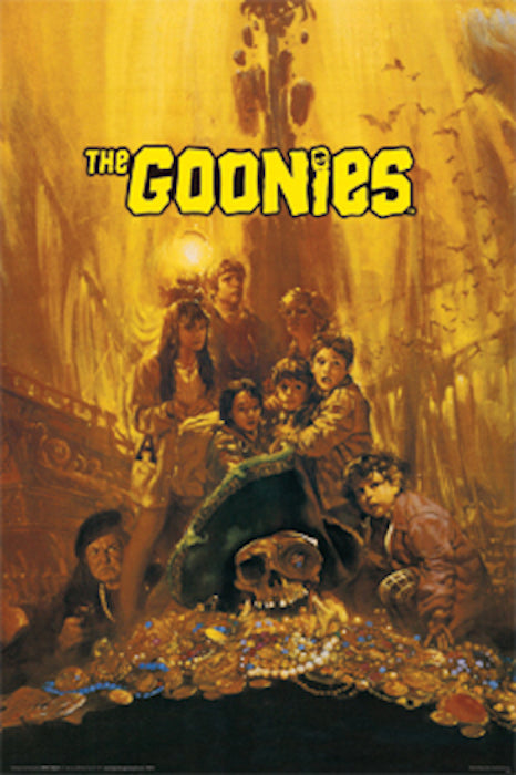 The Goonies treasure movie poster, 24 x 36 inches