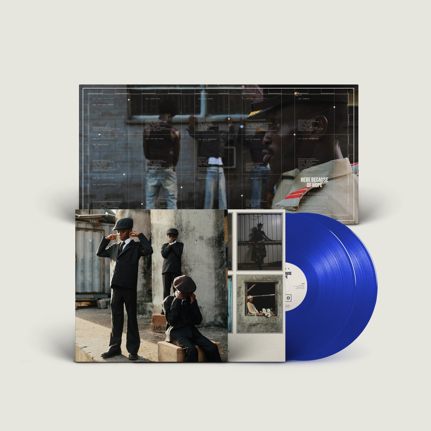 Here Because Of Hope Blue Vinyl