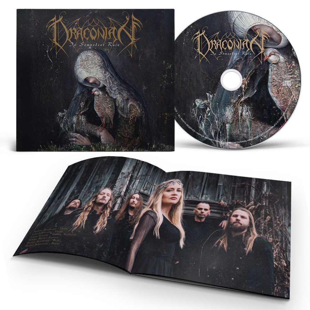 Draconian - In Somnolent Ruin [CD] - album artwork and packaging