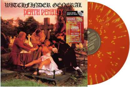 Witchfinder General - Death Penalty [Orange/Yellow Splatter Vinyl] — artwork