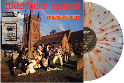 Witchfinder General - Friends of Hell [Clear/Red/Orange/White Splatter Vinyl] — artwork