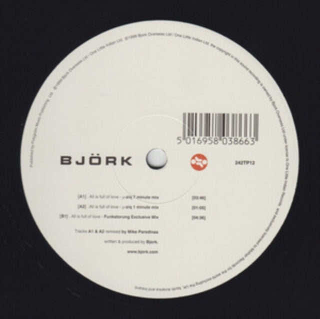 All Is Full Of Love [12"]
