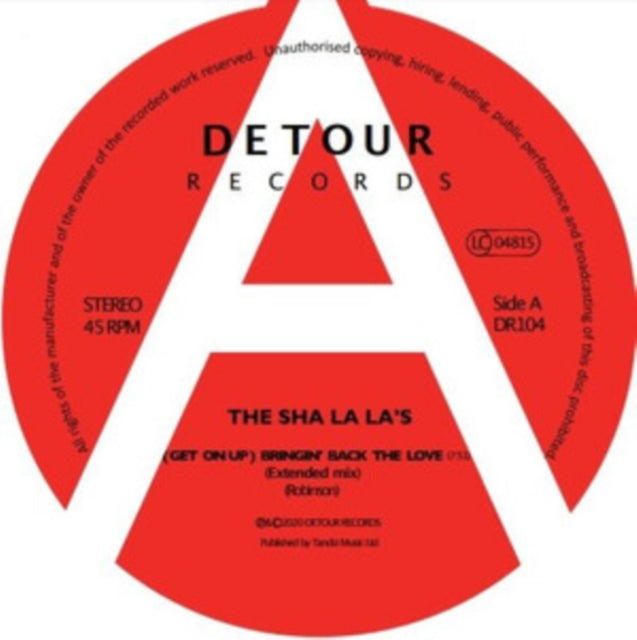 The Sha La La's – (Get on Up) Bringin' Back the Love cover artwork