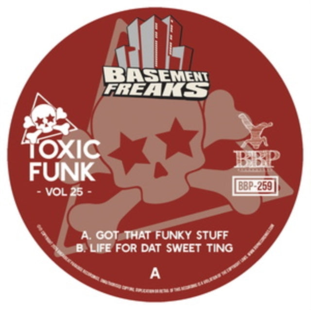 Album cover for Basement Freaks - Toxic Funk Vol. 25 [7" Import]