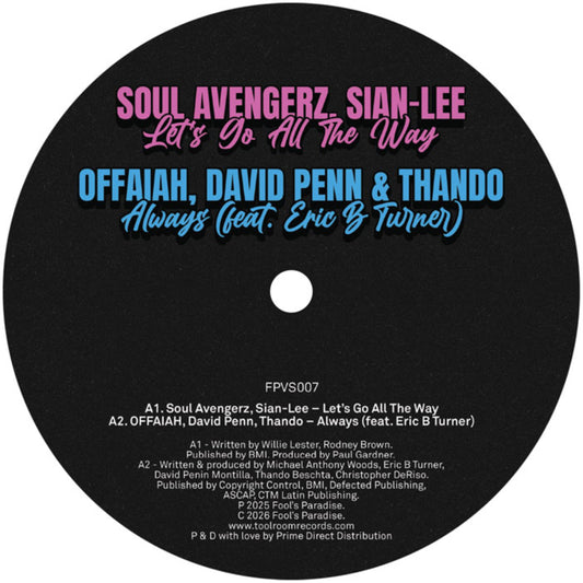 Various Artists - Fool’s Paradise Sampler Vol. 7 12-inch vinyl product image