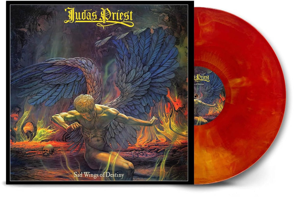 Sad Wings Of Destiny (Original 1976 Masters) [LP Solar Flare hand-poured vinyl 50th Anniversary half-speed mastered tip-on]