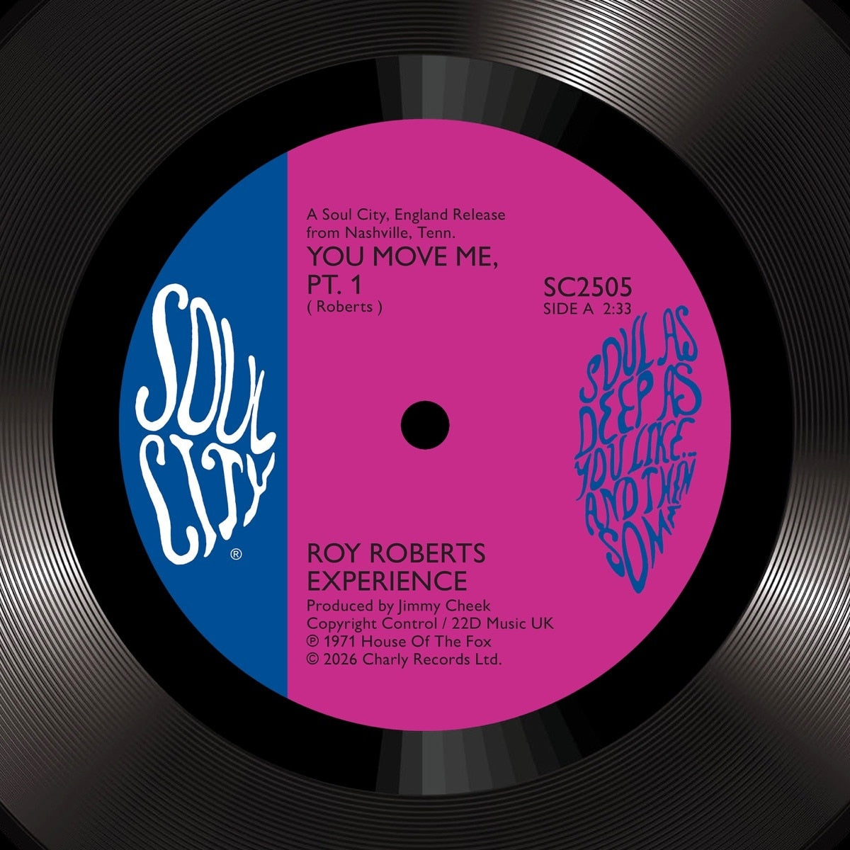 You Move Me Pt 1: You Move Me Pt 2 [7"]