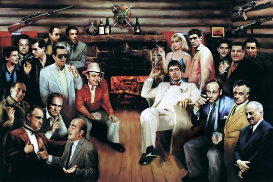 Movie Mobster Meeting [Poster]