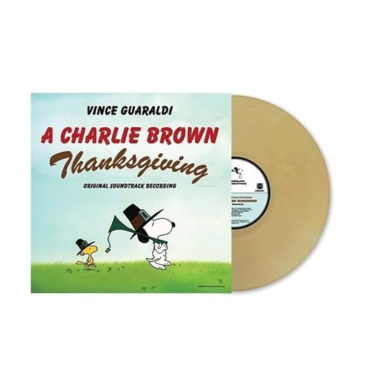 Vince Guaraldi Quintet — A Charlie Brown Thanksgiving [Turkey Tan LP] — album artwork