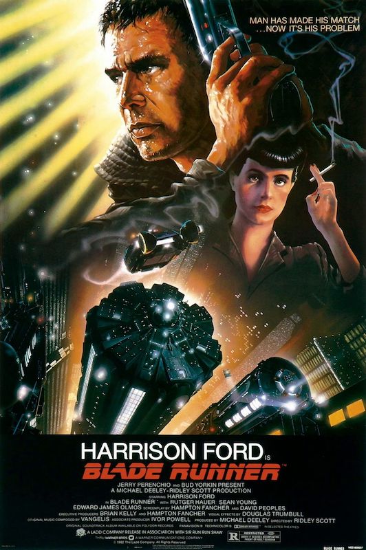 Blade Runner sci-fi movie poster, 24 x 36 inches