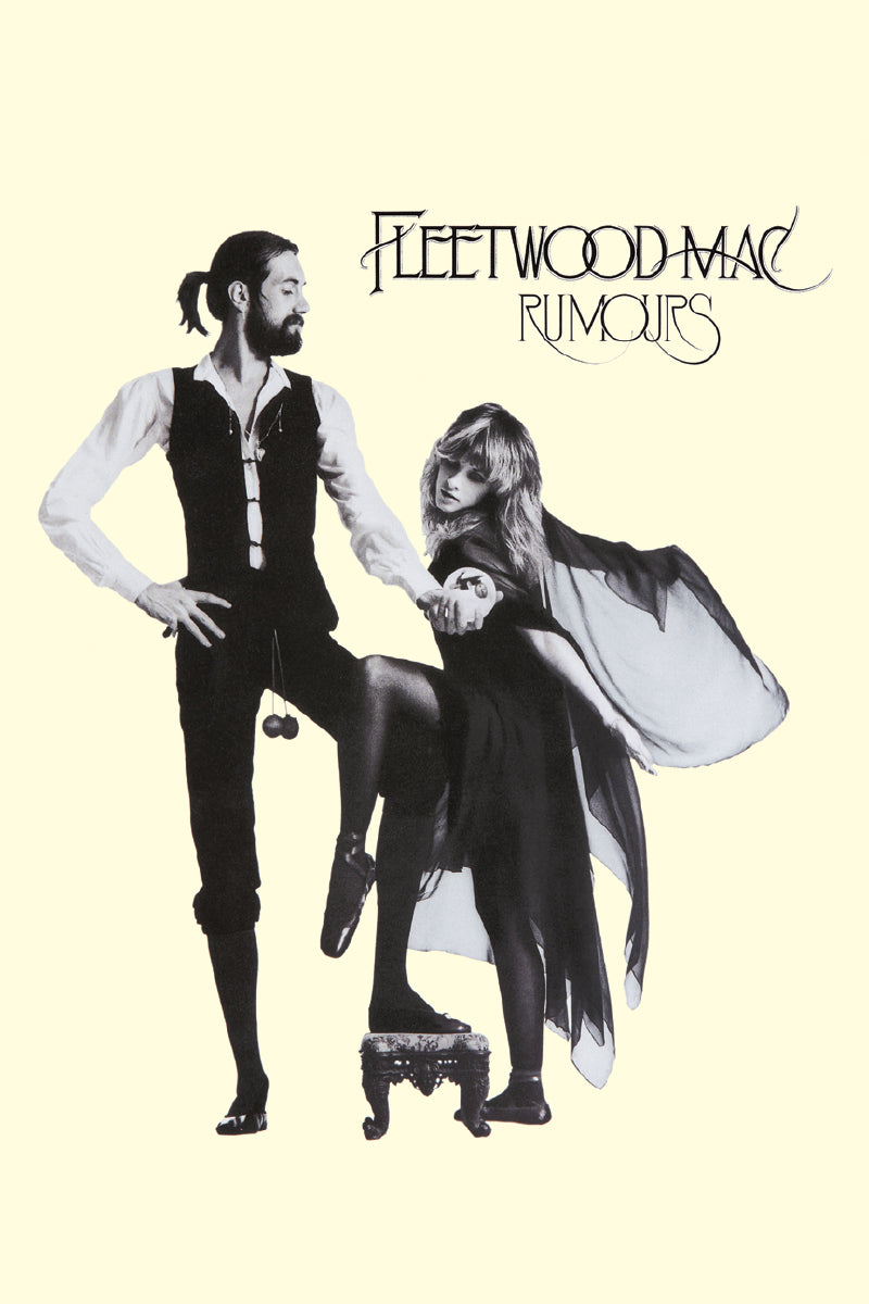 Fleetwood Mac Rumours classic rock poster, 24 x 36 inches