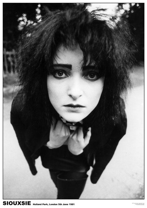 Siouxsie Sioux post-punk music poster, 24 x 36 inches