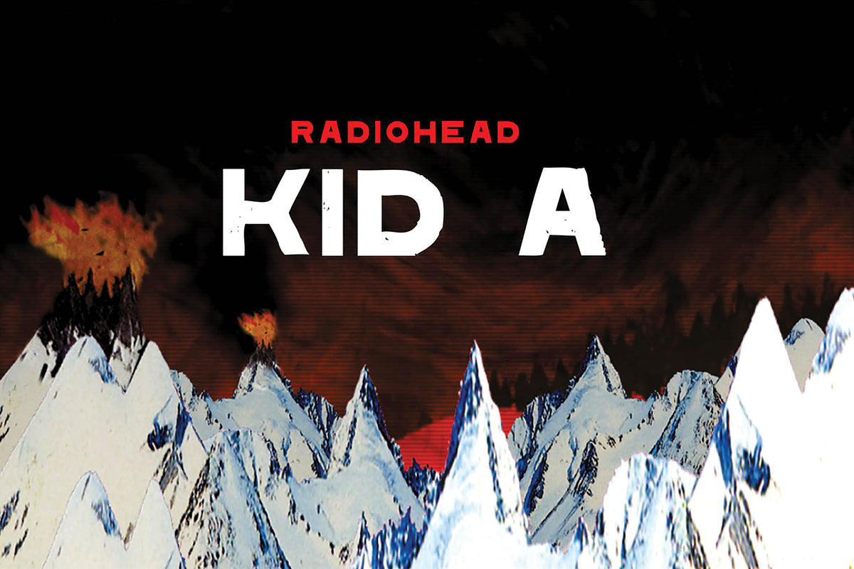 Radiohead Kid A landscape album art poster, 36 x 24 inches