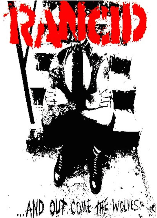 Rancid And Out Come the Wolves album art poster, 24 x 36 inches