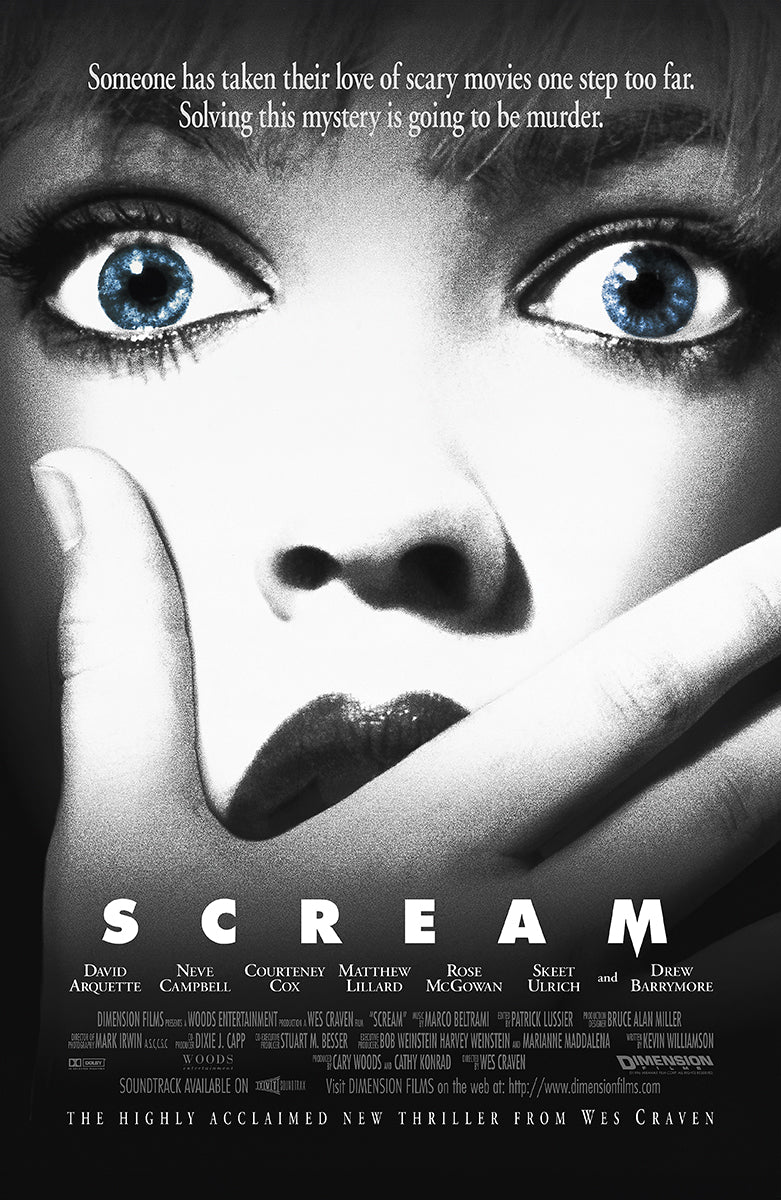 Scream Movie Sheet Poster 11 x 17 | Horror Movie Wall Art – Drowned ...