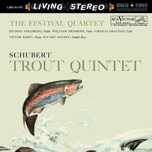 The Festival Quartet — Schubert: Trout Quintet [45RPM 180g 2LP] — cover artwork