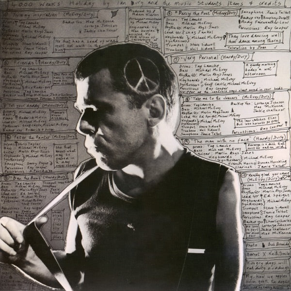 Ian Dury & The Music Students - 4000 Weeks' Holiday — album artwork
