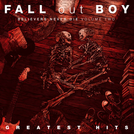 Fall Out Boy — Believers Never Die Vol. 2 [Red/White LP] — cover artwork