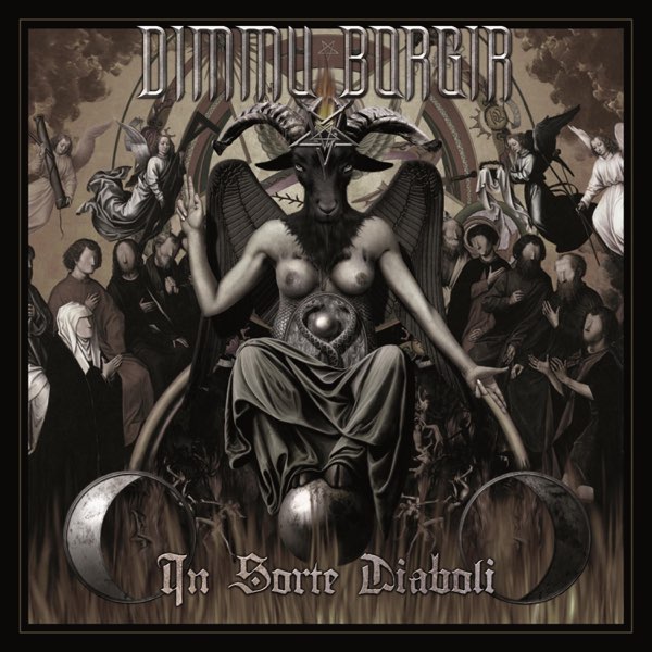 Dimmu Borgir — In Sorte Diaboli [Black & White Splatter LP] — cover artwork