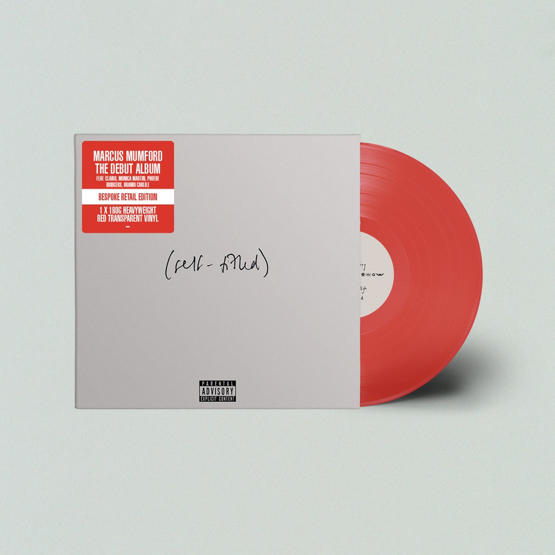 Marcus Mumford - (self-titled) [Clear Red Vinyl] — cover artwork